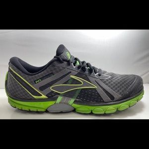 Brooks Pure Cadence Gray Green Men's Size 10.5 Running Shoe 1101101D085